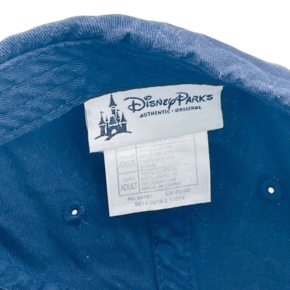 Official Disney Mickey Mouse Embroidered Blue Strap Back Hat Cap - Picture 7 of 7
